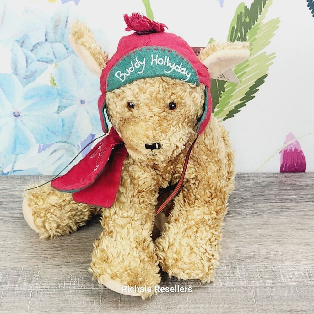 Hallmark Bunnies By The Bay Buddy Hollyday Plush 10" Christmas Puppy Dog